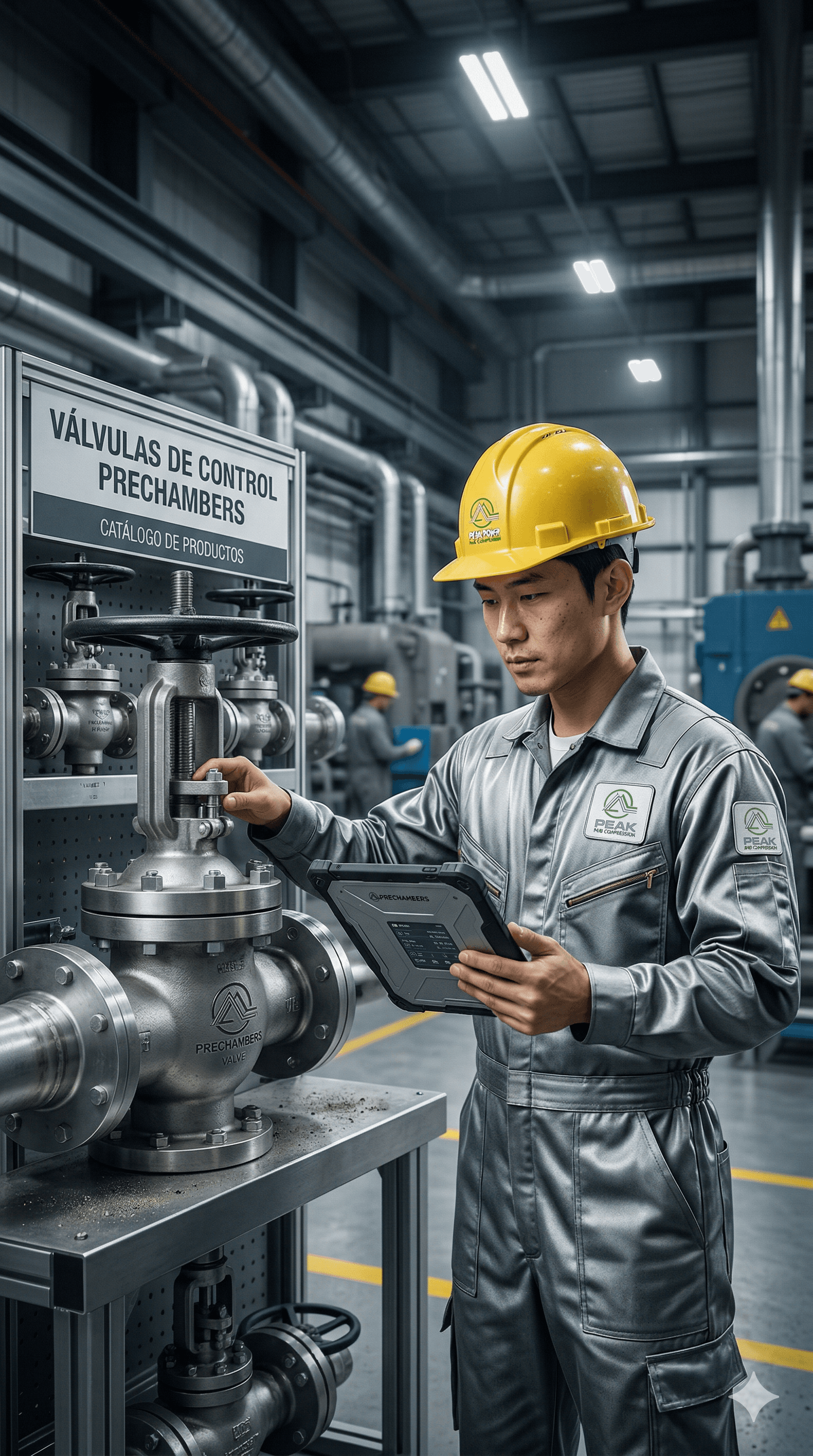 Industrial components background